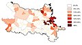 Serbs in 5 Slavonian counties.