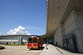 島根県立美術館前にて