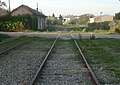 Le site de la gare de Saint-Andiol en 2009