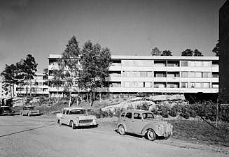 Strandlidens västra sträckning, 1958.