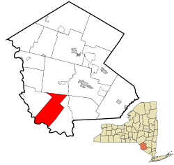 Location of Town of Highland