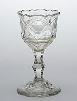 Dessert glass, England, 1760–80