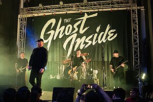 The Ghost Inside performing in Mexico City, 2024