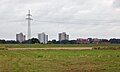 Uetersen von Moorrege ausgehen, die Hochhäuser an der Klosterkoppel