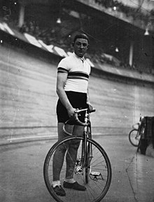 Karel Kaers with the rainbow jersey