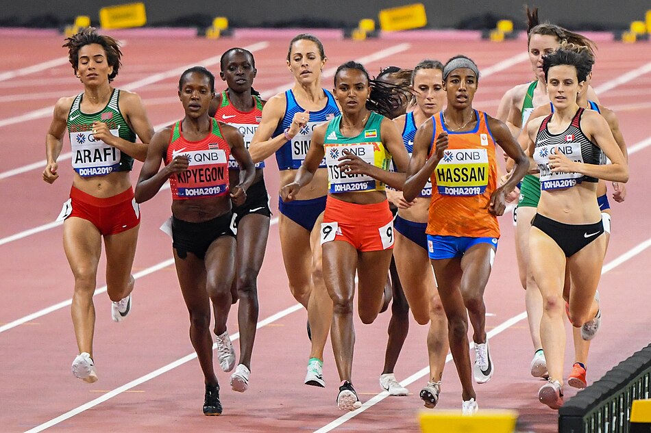 Women's 1500m final at 2019 World Athletics Championships 1.jpg