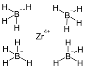 Image illustrative de l’article Borohydrure de zirconium(IV)