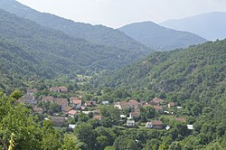 Panoramic view of the village