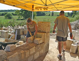 1er chantier Rempart durant la canicule 2018.