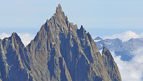 L'aiguille du Grépon, depuis la pointe Helbronner