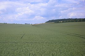 La vallée Notre-Dame depuis le GR 124A, à l'est du territoire.