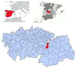 Almonacid de Toledo – Mappa