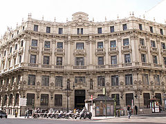 Headquarters of the Banco Hispano Americano in Madrid (1902–1905).