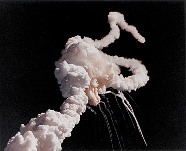 Space Shuttle Challenger disaster, by NASA