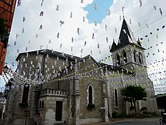 L'église Saint-Marc vue du sud-ouest.