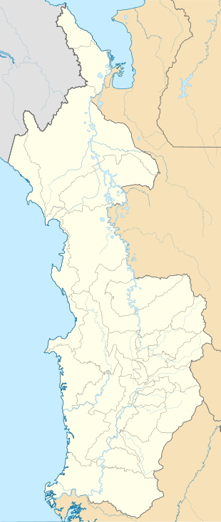 Bebedó is located in Chocó Department