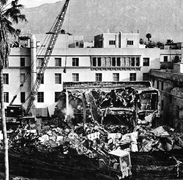 Culbertson Hall demolition in 1972