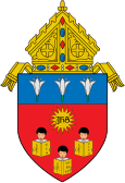 Coat of arms of the Roman Catholic Diocese of Balanga
