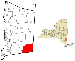 Location of Pawling, New York