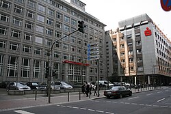 Die Firmenzentrale in der Neuen Mainzer Straße