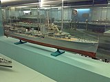 Model of HMS Veteran in Glasgow