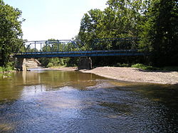 Blue Bridge, which spans the Huron River