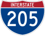 Interstate 205 marker