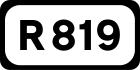 R819 road shield}}