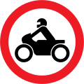 No motorcycles