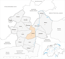 Reinach – Mappa