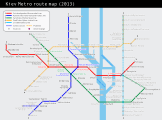 Map of the Kiev Metro.