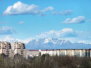 The Alps seen from Baggio