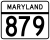 Maryland Route 879 marker