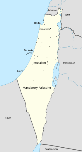 Localização de Palestina