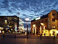 Restaurant Vltava on the right and Sanomatalo in the background