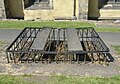 A mortsafe in Greyfriars Kirkyard, Edinburgh