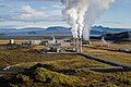 Image 55Steam rising from the Nesjavellir Geothermal Power Station in Iceland (from Geothermal energy)