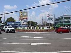 Pilgrim City of Naga rotonda, Maharlika Highway-Panganiban Drive