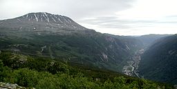 Gaustatoppen och Rjukan