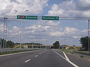 "Mostówka" interchange on S 8
