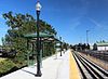 Sonoma County Airport station in 2016, featuring a gauntlet track