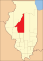 Sangamon County between 1823 and 1825