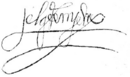 Firma di Diego López de Zúñiga