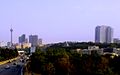 Shahrak Gharb view from Chamran Expressway