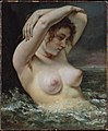 ギュスターヴ・クールベ『波の中の女』1868年