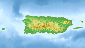 Voir sur la carte topographique de Porto Rico
