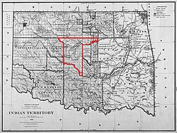 Map of the Unassigned Lands