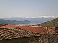 Agios Germanos with Small Prespa Lake in the background