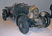 Vue 3/4 avant d'une Bentley Blower de la collection de Ralph Lauren.