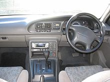 Holden VR Commodore Interior Front Seat showing dash and steering wheel